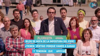 Bildu se mofa de la impostura del PSOE: «Tienen vértigo porque vamos a ganar y tendrán que apoyarnos»