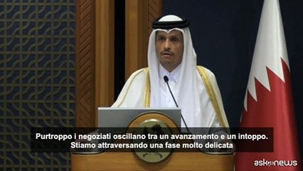 Qatar: "Fase delicata negoziati Israele-Hamas, affrontiamo stallo"