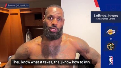 Download Video: LeBron expects tough playoff series against Jokic's Nuggets