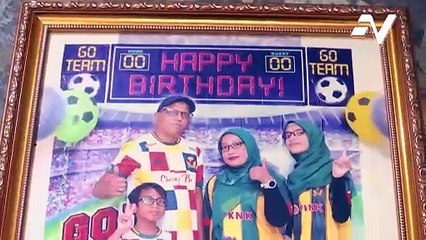 Peminat cilik Liga Malaysia, Adam Norman berkongsi koleksi jersi dimilikinya bersama Fatin Ruzaiman