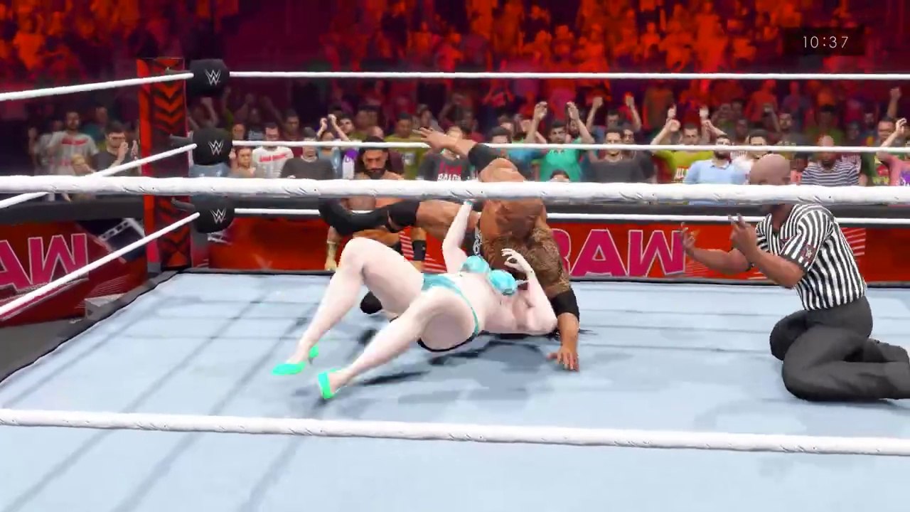 The Rock vs. Indian Female  WWE Monday Night Raw Highlights Today 16 April 2024