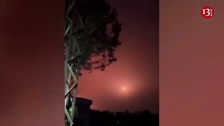Live footage of strong missile attacks on Israel’s territory