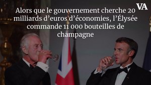 Alors que le gouvernement cherche 20 milliards d’euros d’économies, l’Élysée commande 11 000 bouteilles de champagne