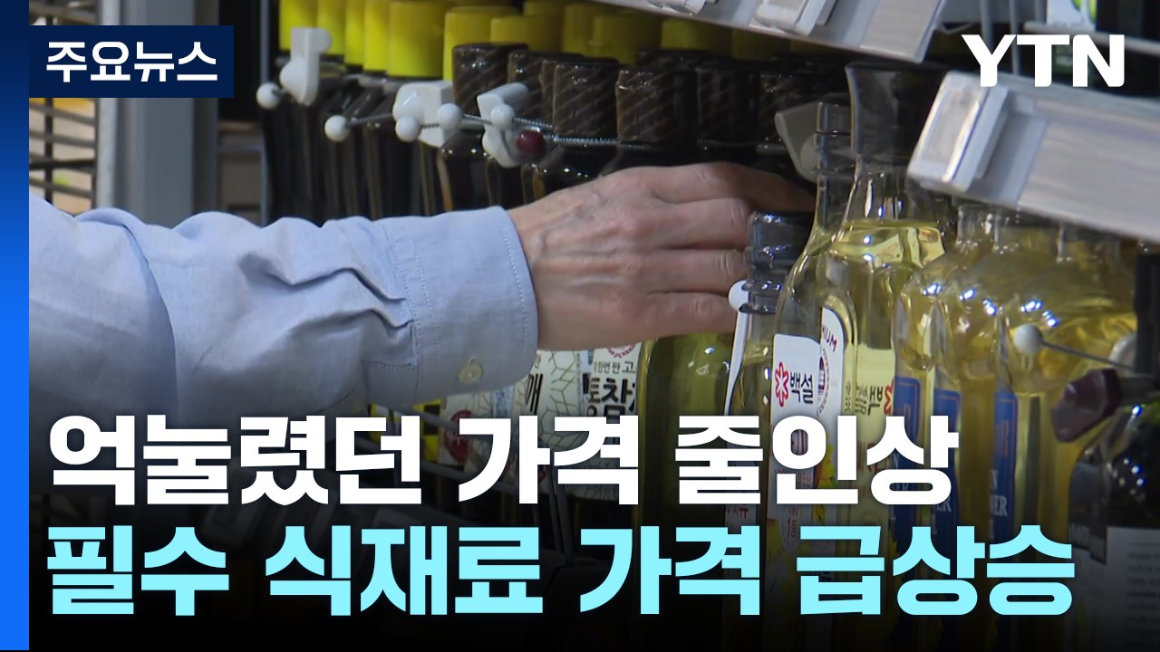 억눌렸던 가격 '줄줄이 인상'...소비자 체감물가 비상 / YTN