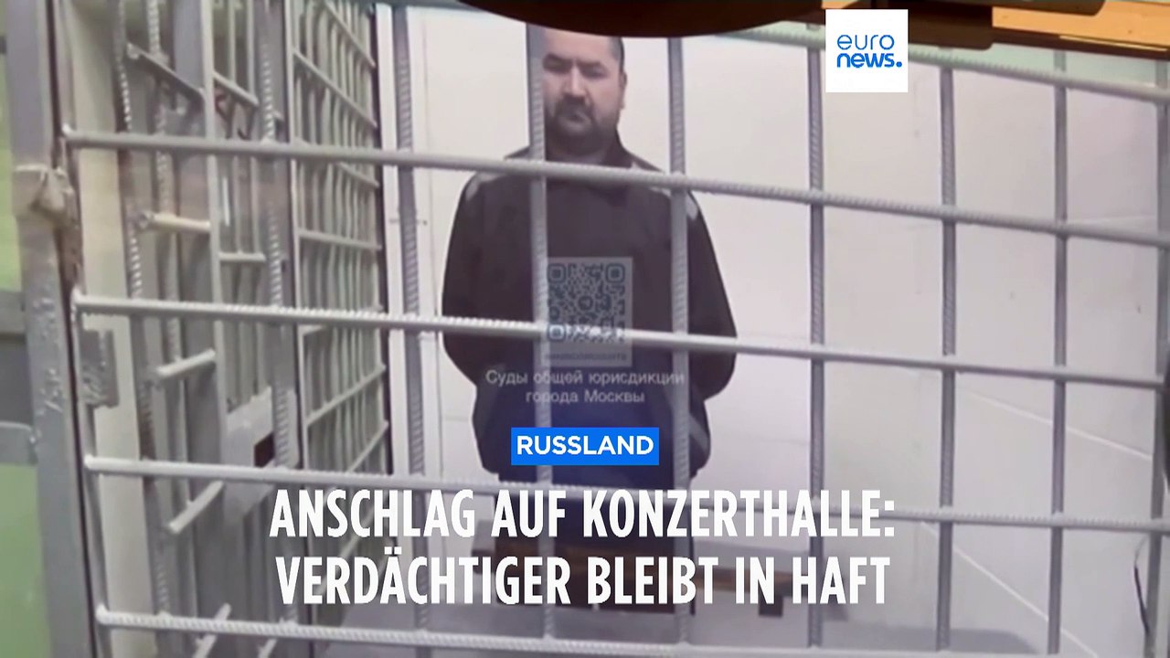 Anschlag auf Konzerthalle bei Moskau: Verdächtiger bleibt in Haft