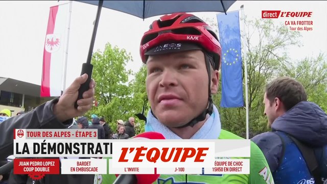Foss : « C'était vraiment une étape dure » - Cyclisme - Tour des Alpes