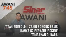 AWANI 7:45 [17/04/2024] – Titah adendum | Zahid sokong Najib | Hanya 53 peratus positif | Tembakan di dada