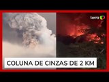 Erupção de vulcão provoca fuga de centenas de moradores na Indonésia