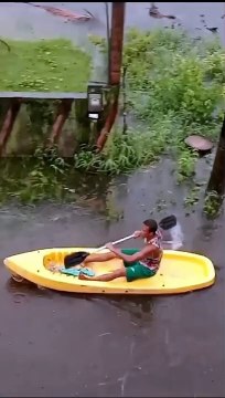 Moradores ficam ilhados e têm casas alagadas após fortes chuvas em Vera Cruz