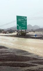 Flooded wadi taken by RAK resident