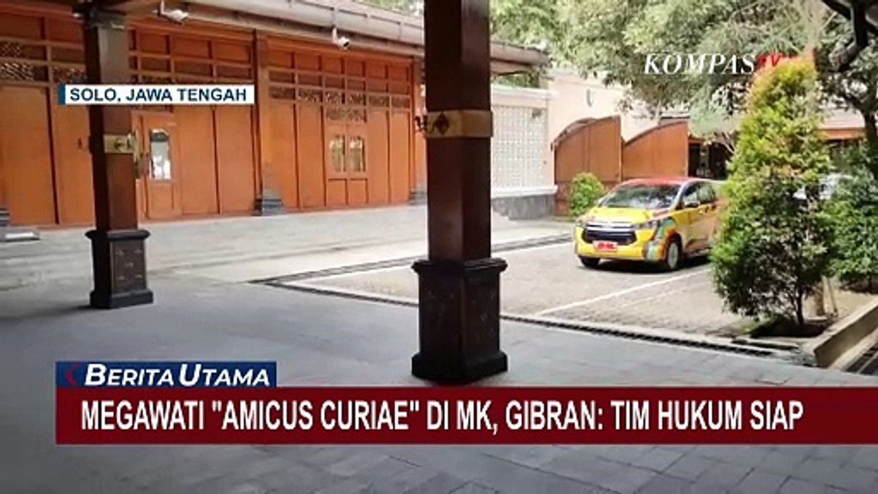 Soal Megawati Jadi Amicus Curiae Sengketa Pilpres di MK, Gibran Yakin Tim Hukum Siap Hadapi Proses