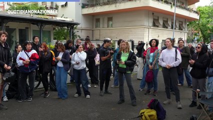 Scontri Sapienza, sit-in degli studenti al tribunale di Roma