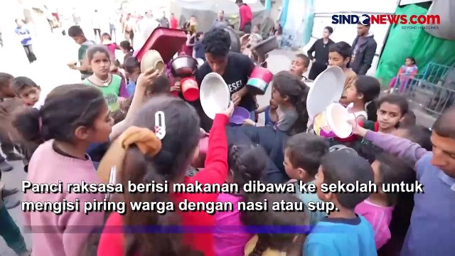 Bantuan Makanan Langka, Ribuan Warga di Gaza Terancam Kelaparan