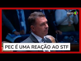 Flávio Bolsonaro vota a favor de PEC das Drogas e ironiza STF