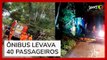 Ônibus capota em rodovia de Minas Gerais deixa ao menos sete mortos