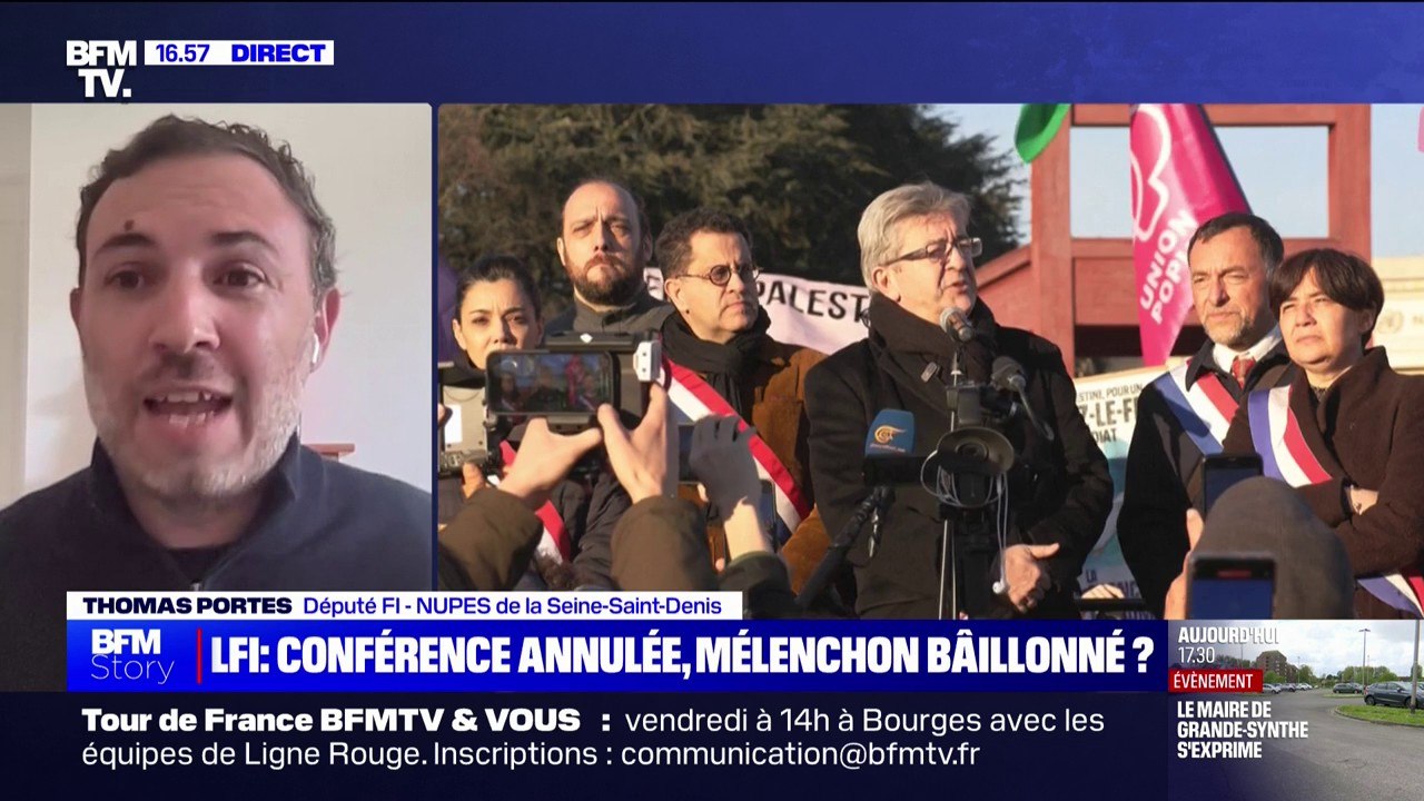 Annulation de la conférence de LFI par l'université de Lille: "Une polémique montée de toutes pièces par des responsables politiques de droite et d'extrême droite", pour Thomas Portes (LFI)