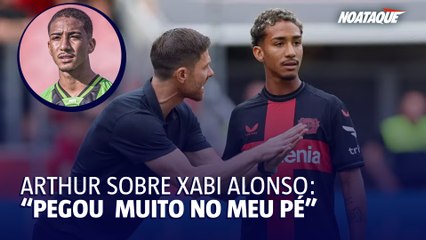 Ex-América, Arthur sobre Xabi Alonso: ‘Pegou no meu pé’
