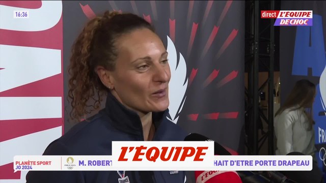 Robert-Michon réaffirme son souhait d'être porte-drapeau - Athlétisme - JO 2024