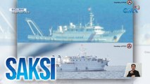 Chinese fishing militia ship na kakulay ng barko ng China Coast Guard, namataan sa Bajo De Masinloc | Saksi