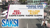 Red alert, itinaas ngayong gabi sa Visayas grid; NGCP: walang brownout kung walang papalyang planta | Saksi