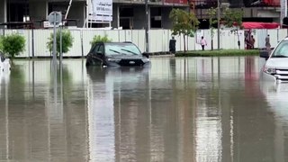 Dubai flooded after rare torrential rain