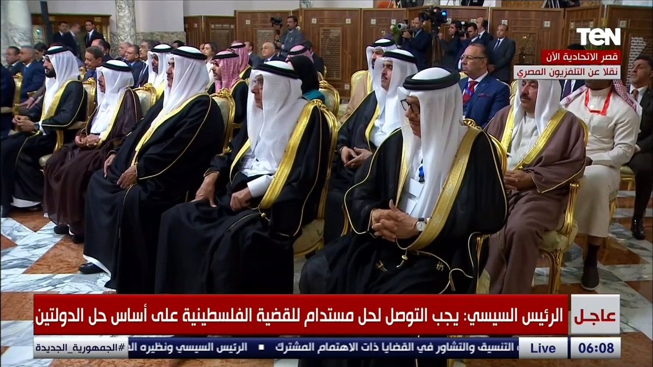 الرئيس السيسي: أمن واستقرار شعوبنا أصبح مهددا بسبب الحرب على غزة