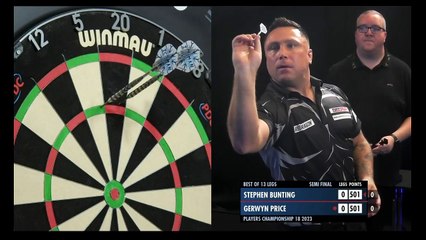 2023 Players Championship 18 Price v Bunting