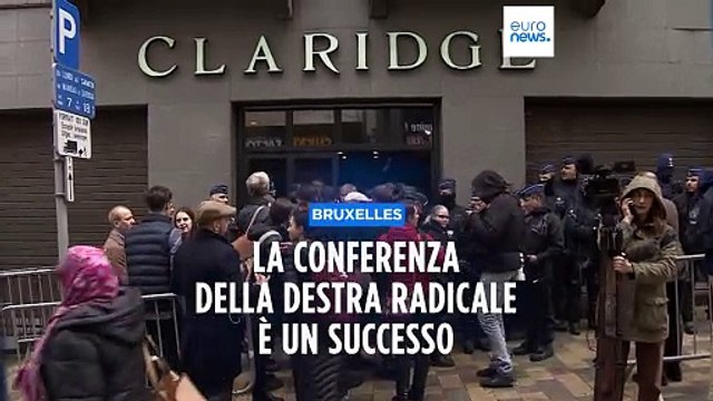 Bruxelles, l'intervento della polizia alla conferenza NatCon è un regalo alla destra radicale