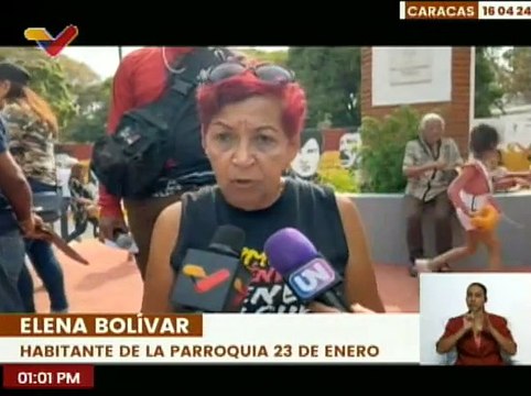 Caracas | Gobierno nacional avanza en la recuperación de espacios comunes en la pqa. 23 de enero