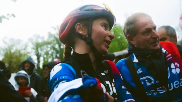Cyclisme - Flèche Wallonne 2024 - Évita Muzic : Il neige au Mur de Huy, c'est un truc de fou