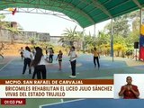 Trujillo | Bricomiles rehabilitaron Liceo Julio Sánchez Vivas del mcpio. San Rafael de Carvajal