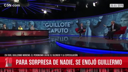 La polémica entre el Gato Sylvestre y Guillermo Moreno, al aire de C5N