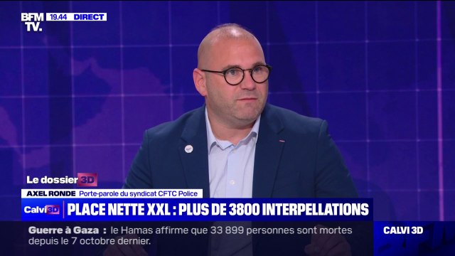 Opérations place nette XXL : On est satisfait de ces opérations qui permettent de déstabiliser le trafic de drogues dans notre pays , affirme Axel Ronde (CFTC police)