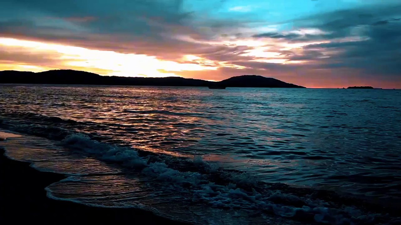 Sunset at Molui Beach