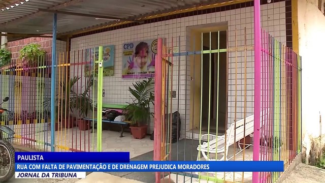 Rua com falta de pavimentação e de drenagem prejudica moradores
