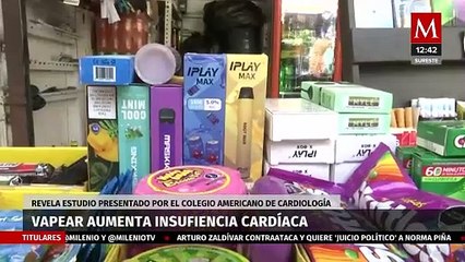 El consumo de vapeadores aumenta la insuficiencia cardiaca, asegura el CAC