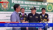 PNP captura a microcomercializadores de droga en San Martín de Porres