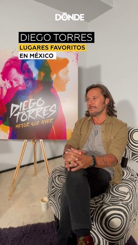 Entrevista con Diego Torres: estos son sus lugares favoritos en CDMX