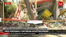 Aún hay 3 adultos mayores hospitalizados tras explosión en Tlalpan