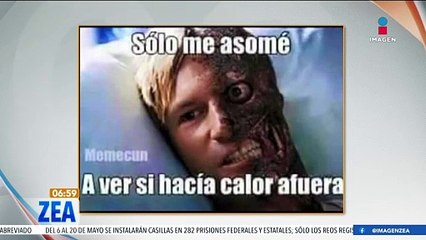 Los mejores memes sobre la ola de calor en México