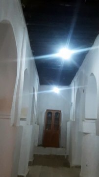 المسجد العتيق وسط القصر العتيق بلدية تيوت دائرة عين الصفراء ولاية النعامة في الغرب الجزائري