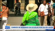 Anuncian cambios en horarios de escuelas de nivel básico por la ola de calor