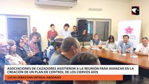 Asociaciones de cazadores asistieron a la reunión para avanzar en la creación de un plan de control de los ciervos axis