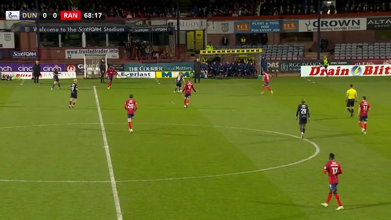 Dundee vs Rangers 2 half