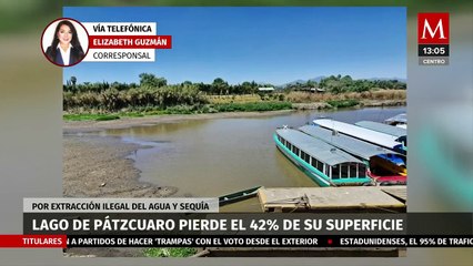 Lago de Pátzcuaro ha reducido un 42%: Gobierno de Michoacán