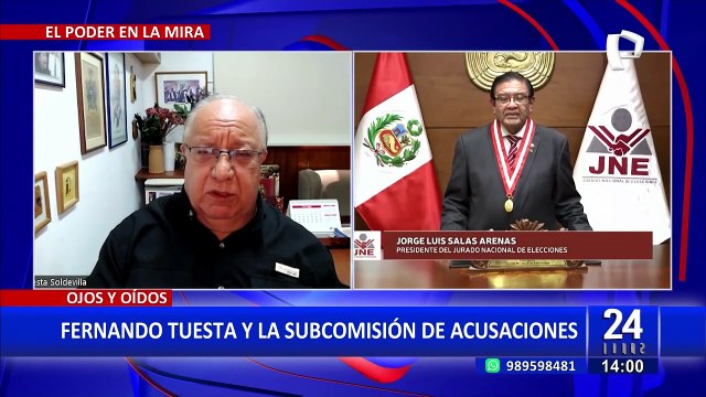 Jorge Luis Salas Arenas: SAC admite a trámite denuncia constitucional contra presidente del JNE