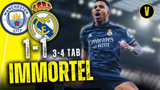  IMMENSE REAL MADRID qui sort MANCHESTER CITY 1-1 (4-3 TAB) !