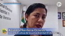 Esto determinó el INE sobre mamparas de Movimiento Ciudadano que fueron retiradas en Coatzacoalcos