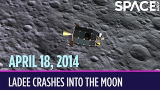 OTD in Space – April 18: LADEE Crashes into the Moon