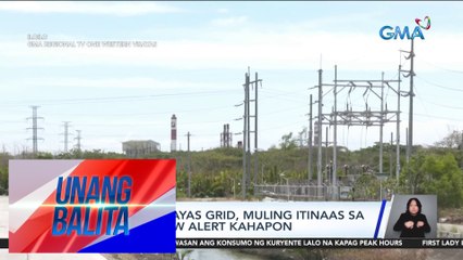 Luzon & Visayas grid, muling itinaas sa red at yellow alert kahapon | UB